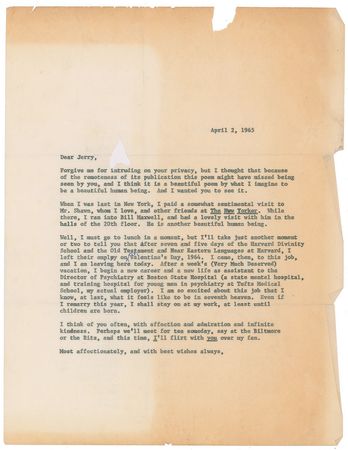 Lot #458 J. D. Salinger: 