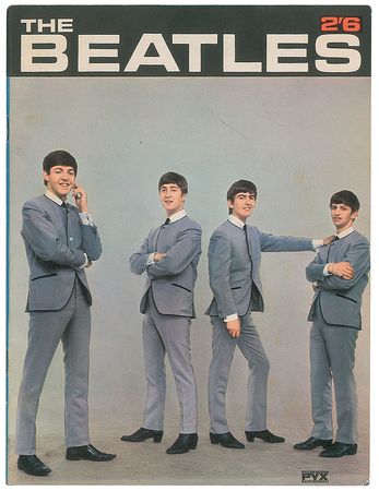 Lot #543 Beatles: Stunning 1963 full-color centerfold signed by the 'Fab Four' - Image 2