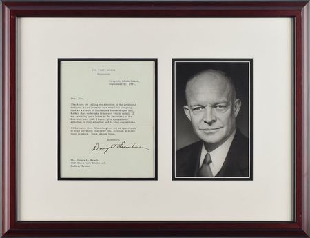 Lot #96 Dwight D. Eisenhower Typed Letter Signed - Image 1