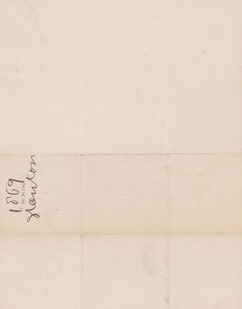 Lot #128 Edwin M. Stanton Handwritten Letter Signed - Image 2