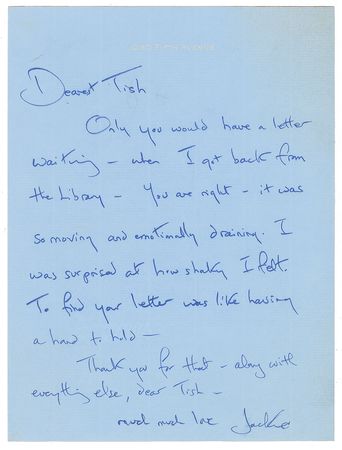 Lot #65 Jacqueline Kennedy Letters - Image 1