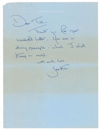 Lot #65 Jacqueline Kennedy Letters - Image 2