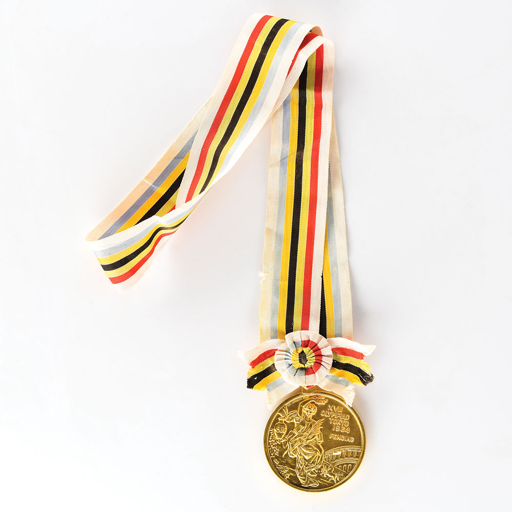 Tokyo 1964 Summer Olympics Gold Winner's Medal with Case and
