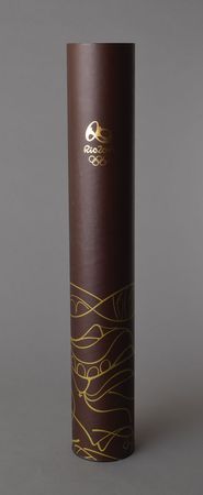 Lot #3151  Rio 2016 Summer Olympics Torch With Original Display and Accompaniments - Image 5
