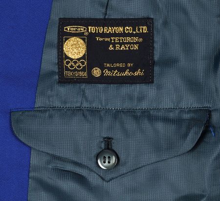 Lot #3069  Tokyo 1964 Summer Olympics Torch with Medallion and Suit - Image 5