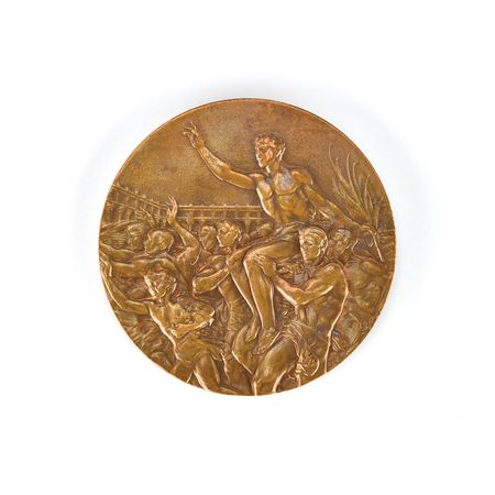 Lot #3053  Helsinki 1952 Summer Olympics Bronze Winner's Medal with Case and Pin - Image 2