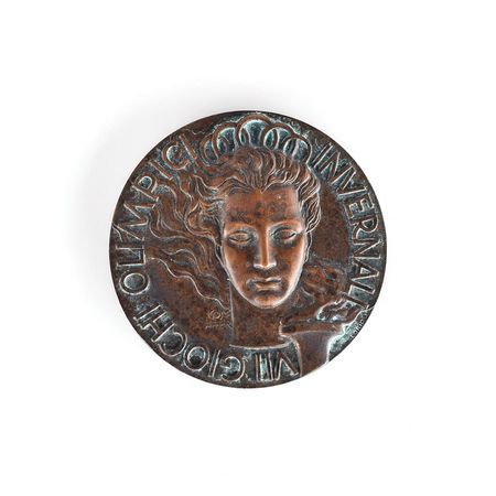 Lot #3055  Cortina 1956 Winter Olympics Bronze