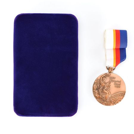 Lot #3116  Seoul 1988 Summer Olympics Bronze Winner?s Medal with Case - Image 1