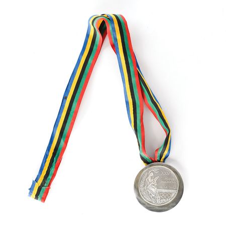 Lot #3123  Barcelona 1992 Summer Olympics Silver Winner's Medal with Pin - Image 1
