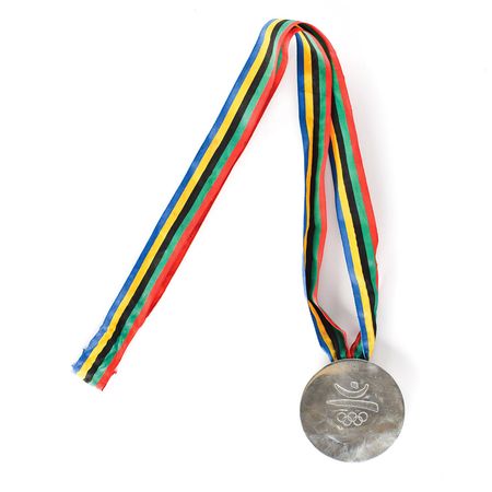 Lot #3123  Barcelona 1992 Summer Olympics Silver Winner's Medal with Pin - Image 2