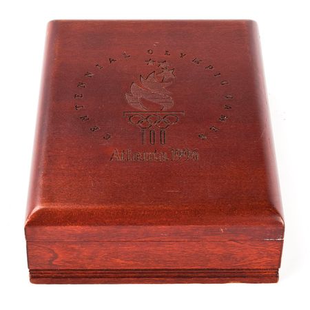 Lot #3129  Atlanta 1996 Summer Olympics Gold Winner's Medal with Case and Diploma - Image 1
