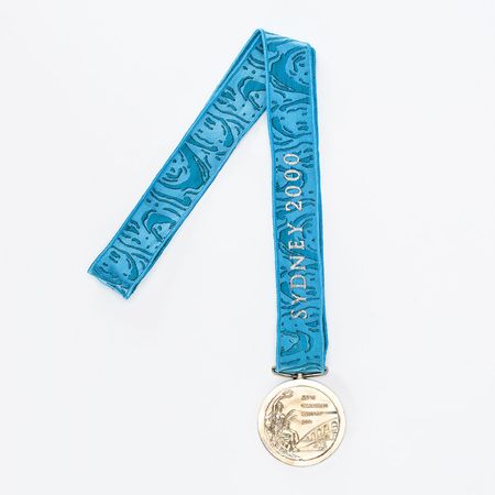 Lot #3133  Sydney 2000 Summer Olympics Silver Winner's Medal with Pin - Image 1
