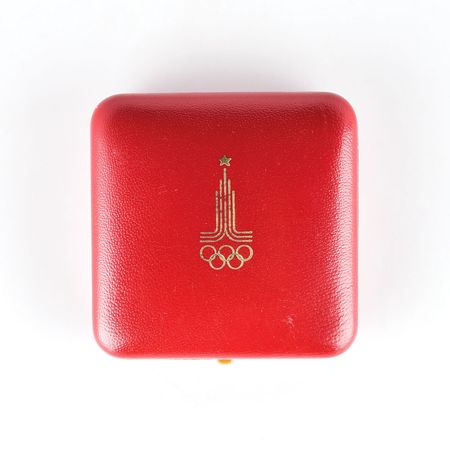 Lot #3097  Moscow 1980 Summer Olympics Participation Medal with Case - Image 3