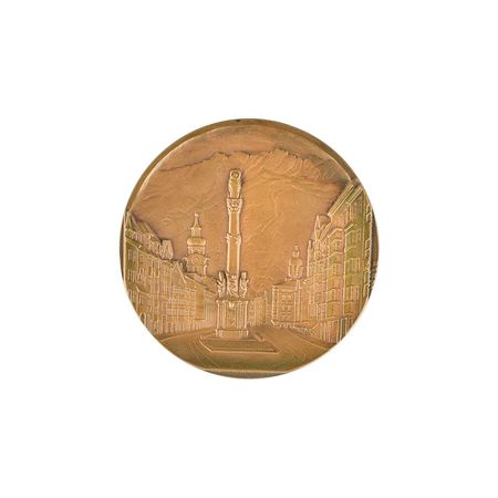 Lot #3068  Innsbruck 1964 Winter Olympics Bronze Participation Medal with Case - Image 2