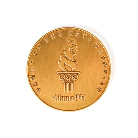 Lot #3124  Barcelona 1992 and Atlanta 1996 Summer Olympics Participation Medals - Image 3