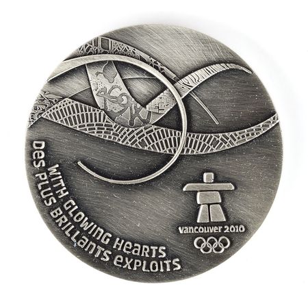 Lot #3145  Vancouver 2010 Winter Olympics Participation Medal with Box - Image 1