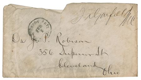 Lot #58 James A. Garfield: On the 