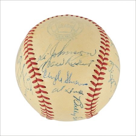 Lot #909 Boston Braves: 1948 Baseball - Image 2