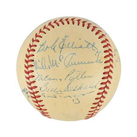 Lot #909 Boston Braves: 1948 Baseball - Image 3
