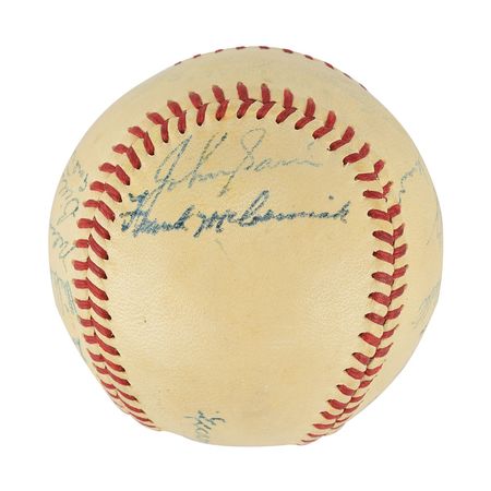 Lot #909 Boston Braves: 1948 Baseball - Image 5