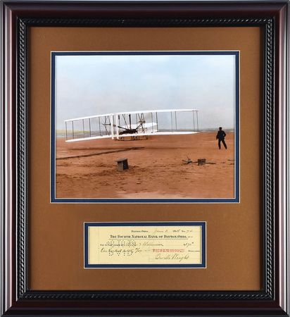 Lot #363 Orville Wright Check - Image 1