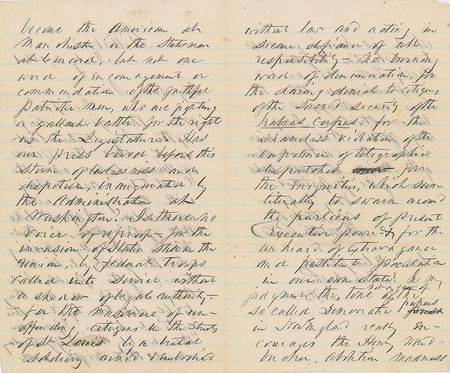 Lot #38 Franklin Pierce Handwritten Letter Signed - Image 2