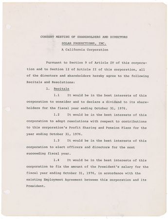 Lot #707 Steve McQueen Signed Document - Image 2