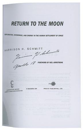 Lot #434 Harrison Schmitt - Image 1