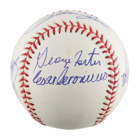 Lot #931 Cincinnati Reds: Big Red Machine Baseball - Image 5