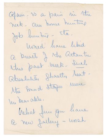 Lot #735 Bette Davis Handwritten Letter Signed - Image 2