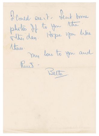Lot #735 Bette Davis Handwritten Letter Signed - Image 3