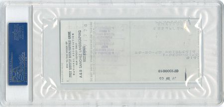 Lot #913 Michael Jordan Check - Image 2