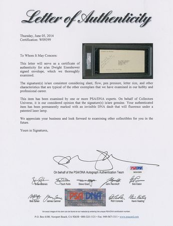 Lot #141 Dwight D. Eisenhower Envelope - Image 3