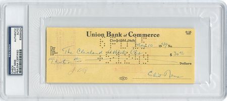 Lot #228 Eliot Ness Check - Image 1