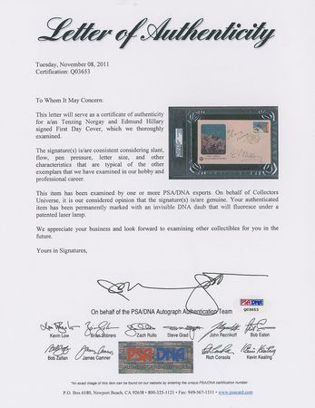 Lot #254  Everest: Edmund Hillary and Tenzing Norgay - Image 5