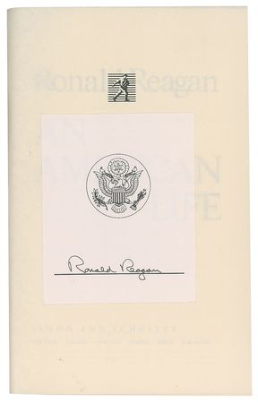 Lot #102 Ronald Reagan Book - Image 1