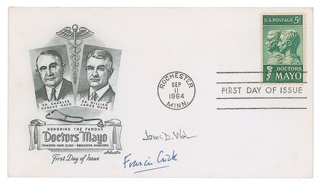 Lot #251 DNA: Watson, Crick, and Wilkins Group Lot - Image 1