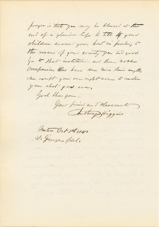 Lot #908 Baseball: Before leaving for the war, a Yale alumni reflects on fonder times: 