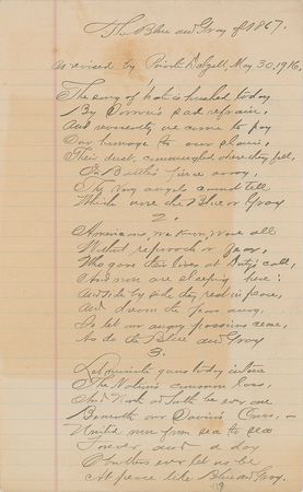 Lot #343 Civil War: Private Dalzell Signed Manuscript - Image 1