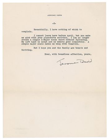 Lot #597 Jerome Kern - Image 2