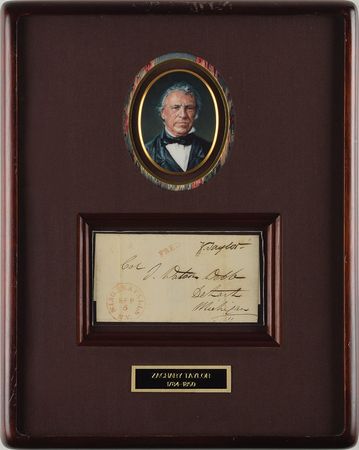 Lot #32 Zachary Taylor Free Frank - Image 1