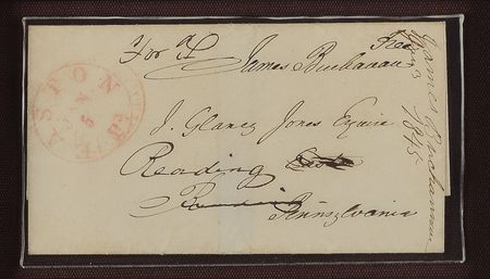 Lot #113 James Buchanan Free Frank - Image 2