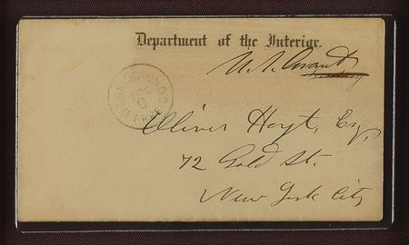 Lot #53 U. S. Grant Free Frank - Image 2