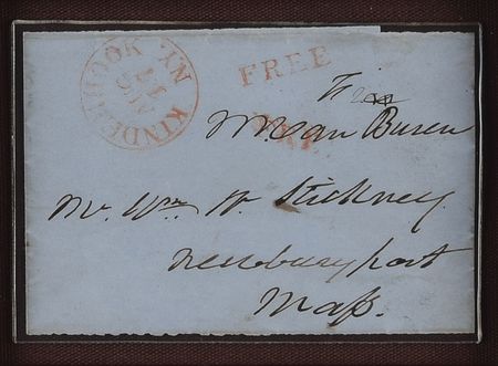 Lot #23 Martin Van Buren Free Frank - Image 2