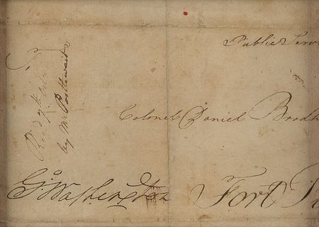 Lot #3 George Washington Signed Free Frank - Image 2