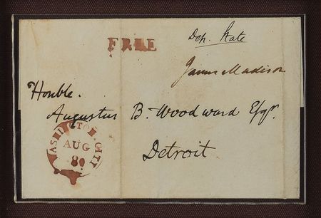 Lot #11 James Madison Free Frank - Image 2