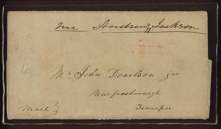 Lot #21 Andrew Jackson Free Frank - Image 2
