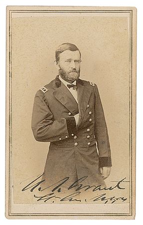 Lot #49 U. S. Grant: Spectacular 1860s CDV of the Union Army's commander - Image 1