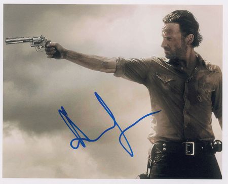 Lot #802 Walking Dead: Lincoln and Reedus Signed Photographs - Image 2