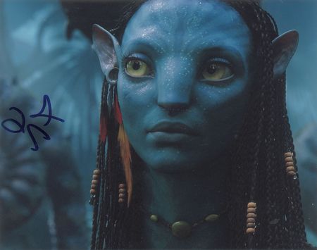 Lot #718 Avatar: Worthington and Saldana Signed Photographs - Image 2